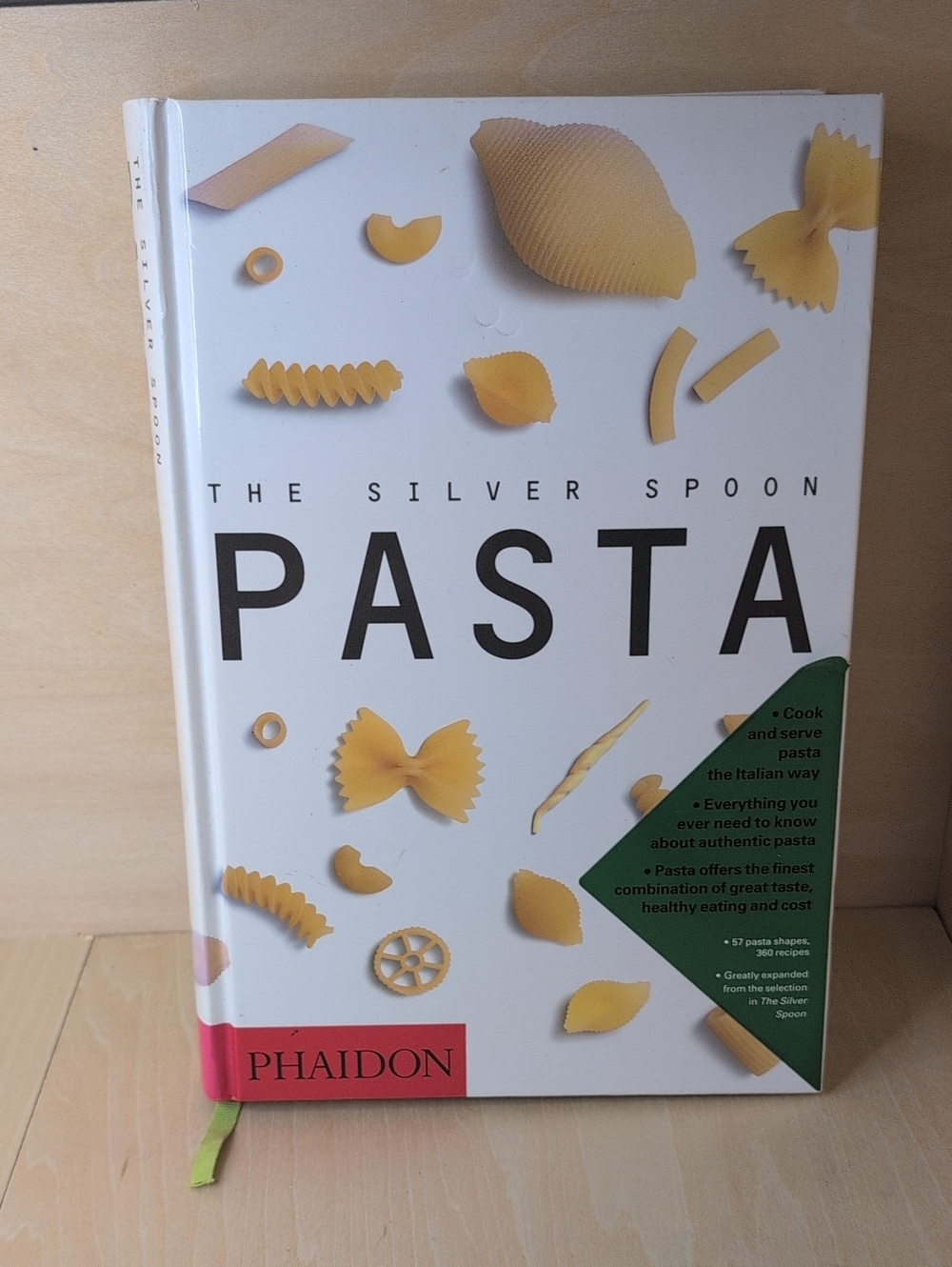 Phaidon Pasta Cookbook — White & Yellow Cover